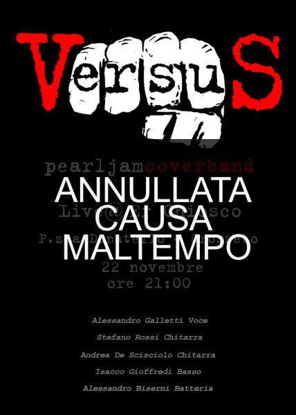 Versus live@erchiosco